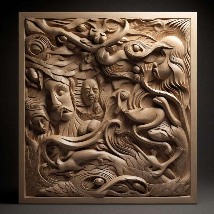 نموذج ثلاثي الأبعاد لآلة CNC 3D Art 